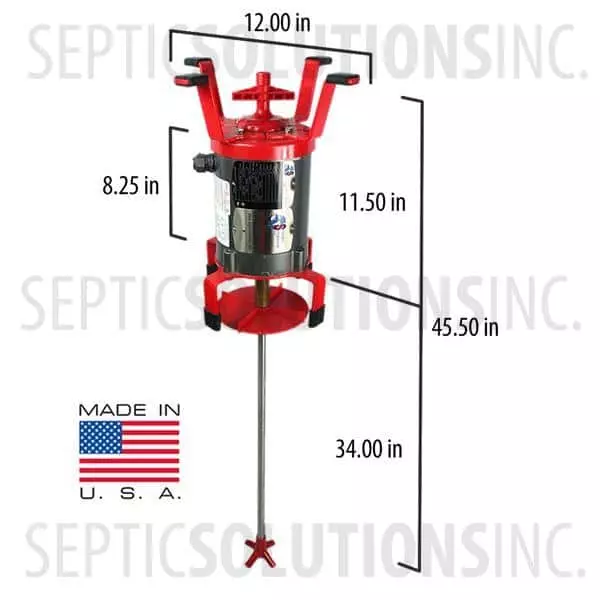 Ultra-Air Septic Aerator Red