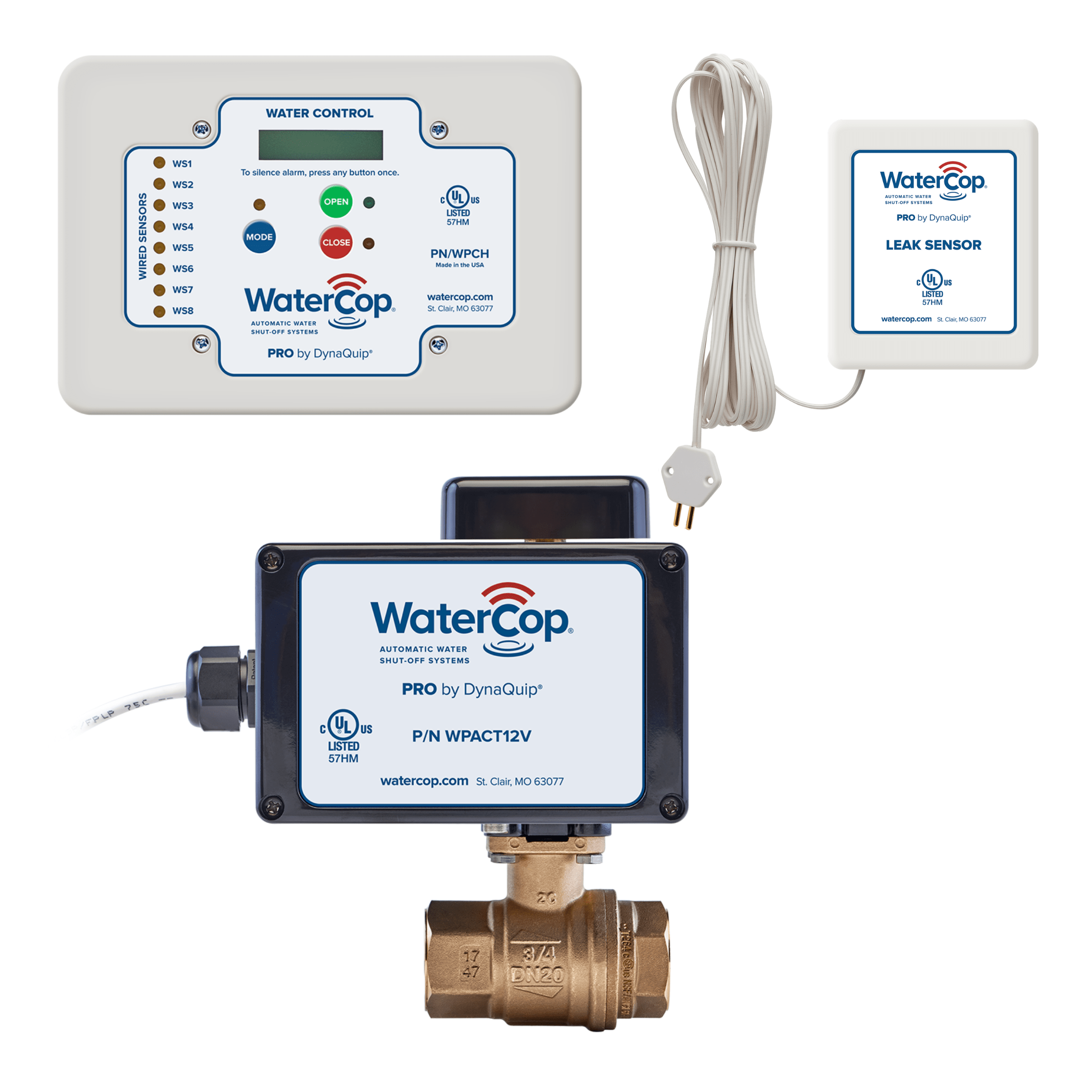 WaterCop Pro Actuator & Control Panel